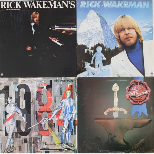 154 - Collection of 7 Rick Wakeman LPs

Includes: The Myths And Legends Of King Arthur And The Knights Of ... 