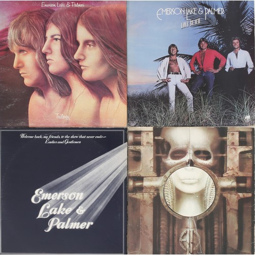 156 - Collection of 8 Emerson, Lake & Palmer LPs

Includes: Welcome Back My Friends, To The Show That Neve... 