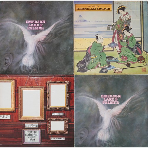 156 - Collection of 8 Emerson, Lake & Palmer LPs

Includes: Welcome Back My Friends, To The Show That Neve... 