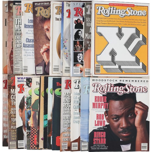 202 - Collection of Rolling Stone Magazines

Approximately 15 Rolling Stone magazines