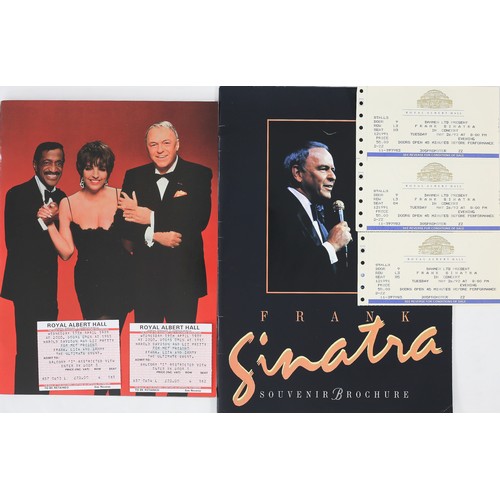 185 - Frank Sinatra Souvenir Brochures and Ticket Stubs

Ticket stubs from Frank Sinatra In Concert, Tuesd... 