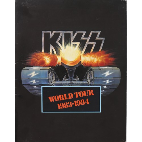 217 - KISS Concert Programme

KISS World Tour 1983-1984 concert programme with ticket stub from Stafford B... 