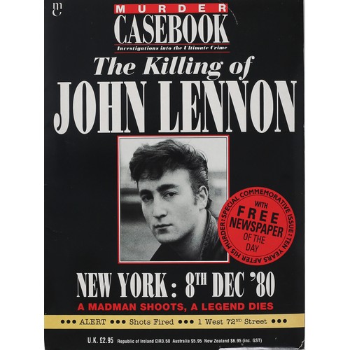 218 - Murder Casebook - The Killing of John Lennon

Includes magazine and a copy of the Liverpool Echo fro... 