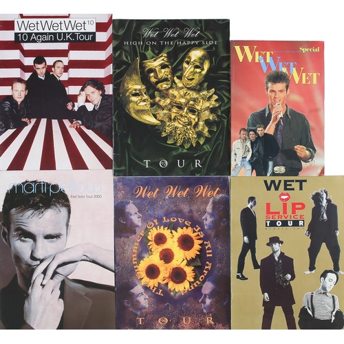 225 - Wet, Wet, Wet and Marti Pellow Ephemera

5 concert programmes and 