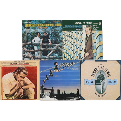 183 - Collection of 5 Jerry Lee Lewis LPs

Includes: The Best Of Jerry Lee Lewis - 6338 014, The Session R... 