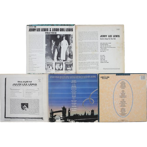 183 - Collection of 5 Jerry Lee Lewis LPs

Includes: The Best Of Jerry Lee Lewis - 6338 014, The Session R... 