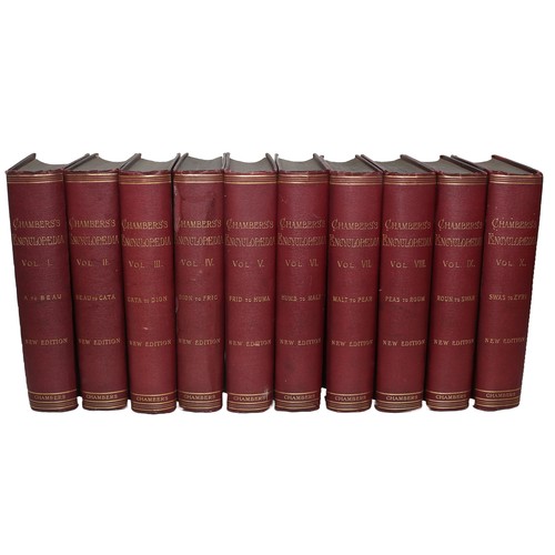 21 - Set of 10 Chambers Encyclopaedias: New Edition. 1906