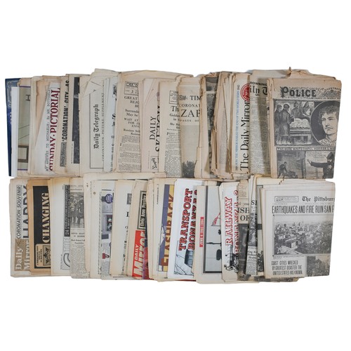 38 - Mixed Collection of Interesting 20th Century Magazines, Newspapers and Books. Includes:
- Copies of ... 