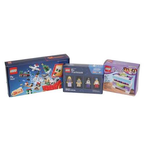 113 - Lego Bundle Including:
1 x 24 in 1
1 x Friends 105 pc set
1 x Limited Edition Musicians Mini Figure ... 