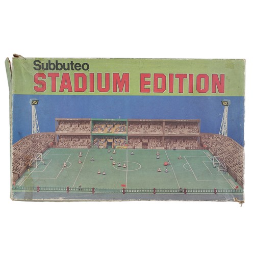 114 - Rare Vintage Subbuteo Stadium Edition Table Soccer. In original box.