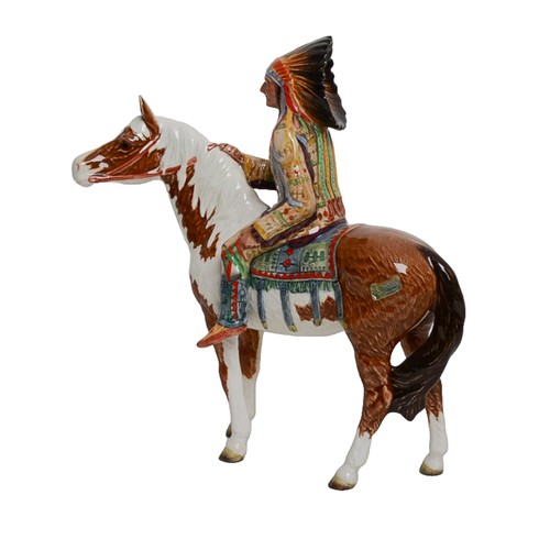 58 - Beswick - The Mounted Indian.