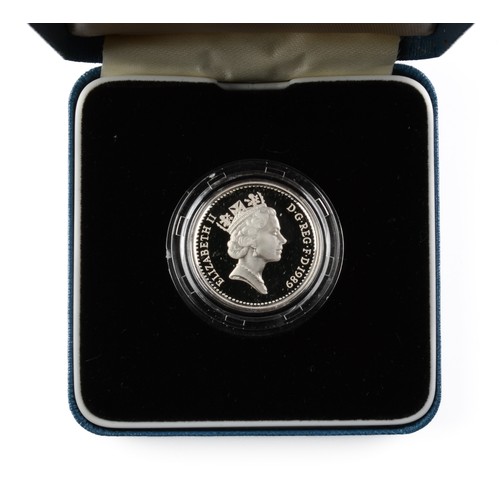 11 - Elizabeth II Silver Proof One Pound Coin. 1989. (S4335) FDC.