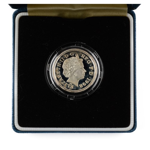 13 - Elizabeth II Silver Proof One Pound Coin. 1998. (S4334) FDC.