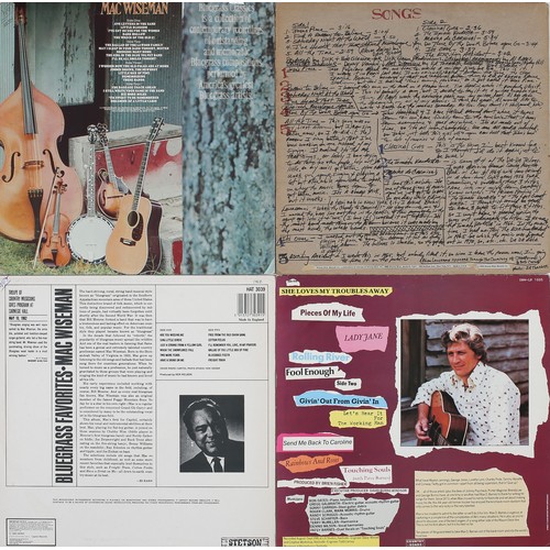 178 - Folk/Country LPs

A great collection of 7 assorted folk/country LPs

Includes: Mac Wiseman - Bluegra... 