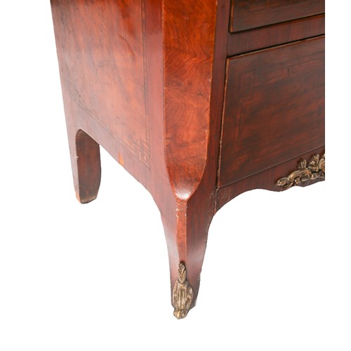 9 - A 19th Century Semanier. Inlay to front of drawers and 3 inner drawer trays. Approx. 120cm high by 2... 