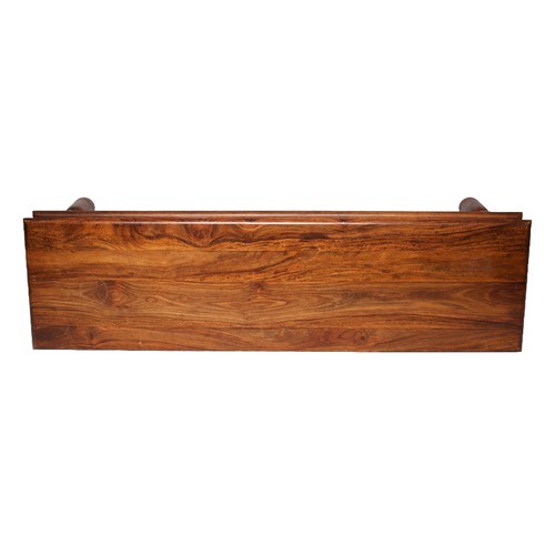 12 - Wooden Bench. Approximately 144.5cm long by 40cm deep and 46cm high. Collection only.