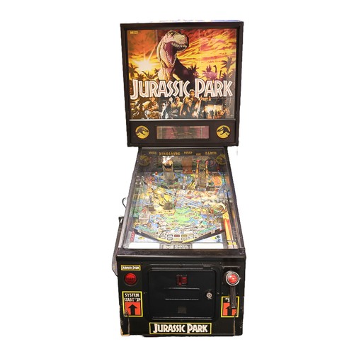 1 - Data East Jurassic Park Pinball Machine. Untested. Collection Only.