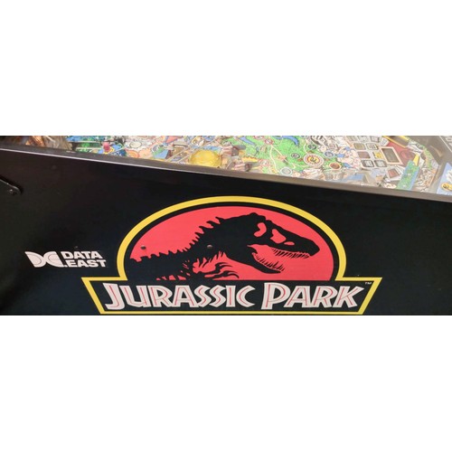 1 - Data East Jurassic Park Pinball Machine. Untested. Collection Only.