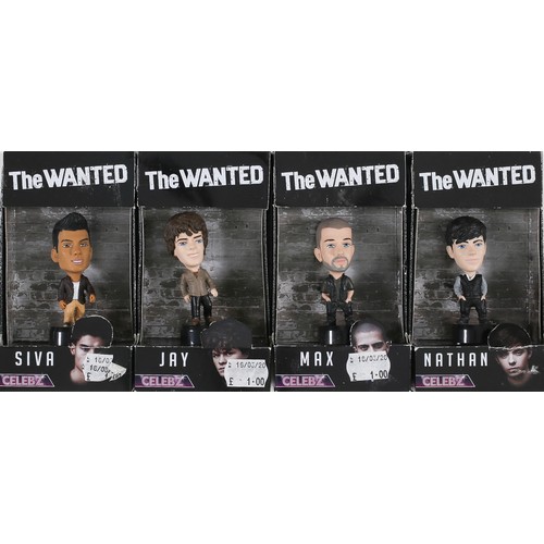 127 - Celebz - The Wanted 8cm Mini Figures

8cm mini figures of four of the members from The Wanted boy ba... 