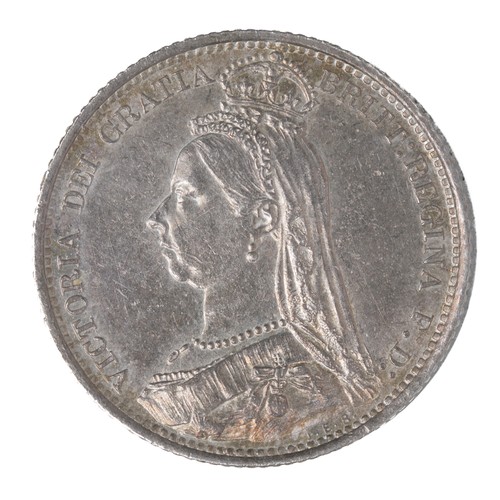 58 - Victoria Sixpence 6d - 1888 - Unc - (S3929)