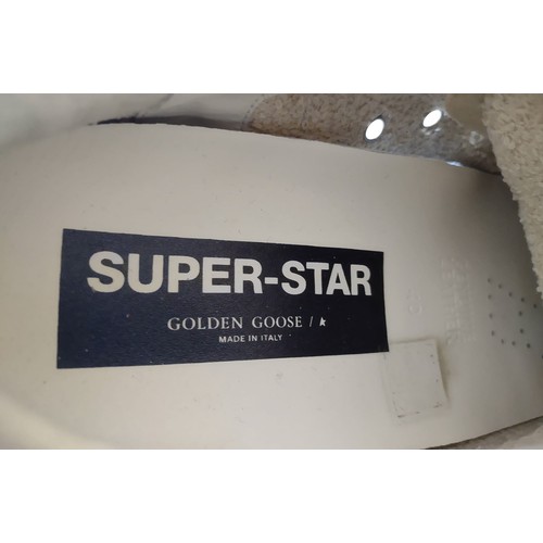 60 - Golden Goose Super-Star Sparkly Lace-Up Pumps. Size 40. Pre-loved, used condition but lots of life s... 