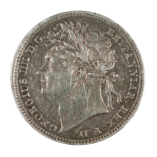 37 - George IV, 1824, Maundy Penny. Lovely little coin. Good bright NEF (S3821)