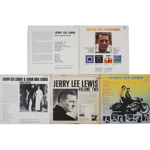 157 - Collection of 5 Jerry Lee Lewis LPs

Includes: Jerry Lee's Greatest! - HA-S 2440, Rockin' Up A Storm... 