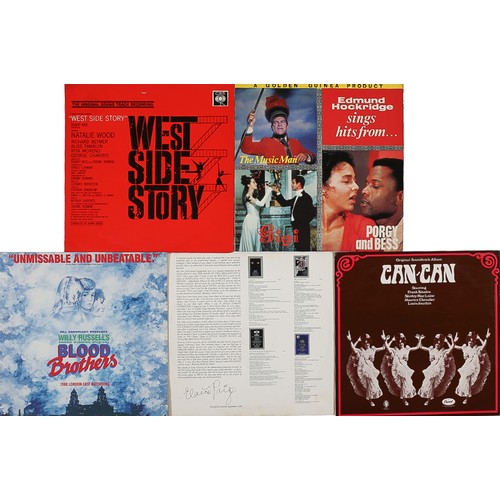 175 - Collection of 5 Soundtrack LPs including:
Evita, Can-Can, Blood Brothers, West Side Story and Edmund... 