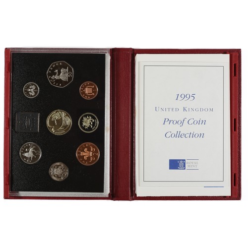 86 - 1995 United Kingdom Proof Coin Collection. FDC.