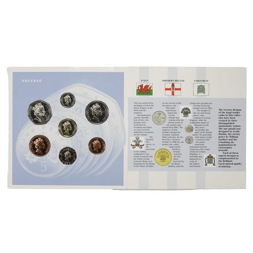 100 - United Kingdom Brilliant Uncirculated Coin Collection 1991.