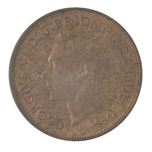 77 - George VI, Penny. 1950. EF with lots of lovely lustre (S4117)