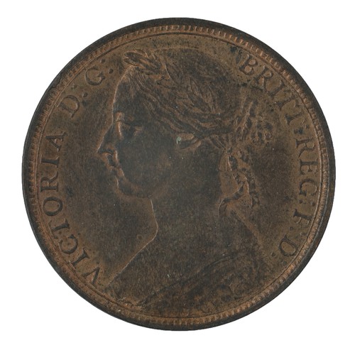 49 - Victoria, Penny. 1890. NEF with some lovely lustre. (S3954)