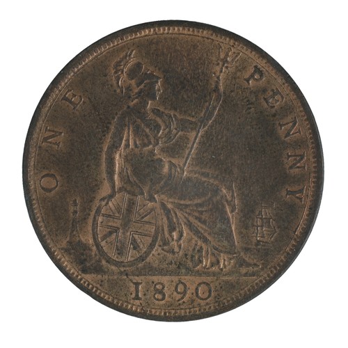 49 - Victoria, Penny. 1890. NEF with some lovely lustre. (S3954)