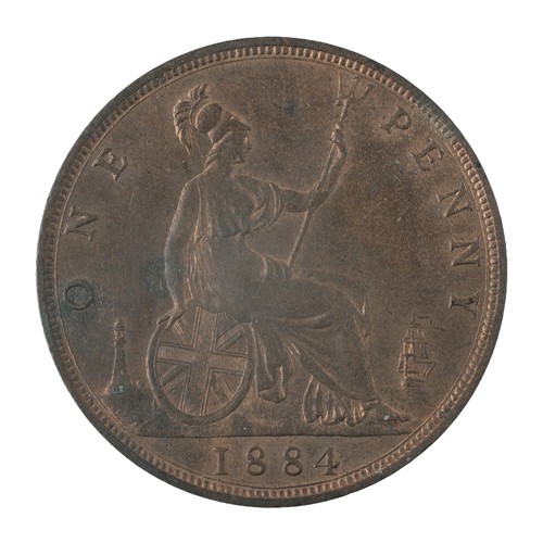 50 - Victoria, Penny. 1884. GVF/NEF with some lustre. (S3954)