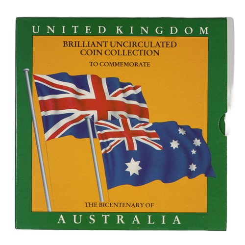 101 - United Kingdom Brilliant Uncirculated Coin Collection to Commemorate the Bicentenary of Australia, 1... 