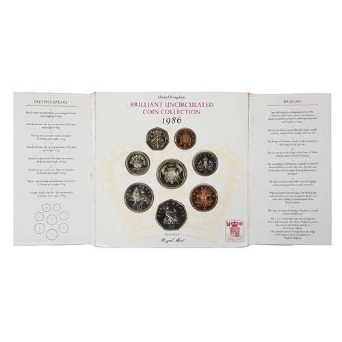 102 - United Kingdom Brilliant Uncirculated Coin Collection 1986.