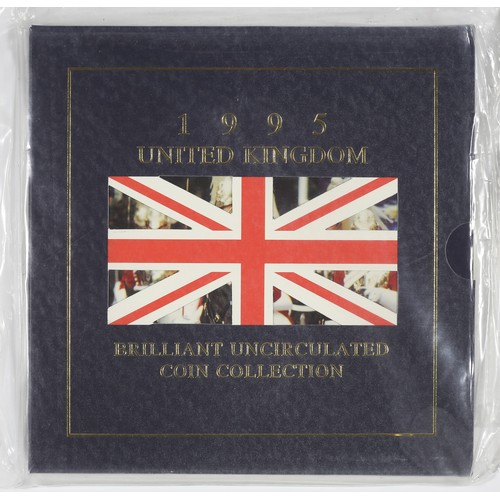 106 - 1995 United Kingdom Brilliant Uncirculated Coin Collection. Sealed in packaging.