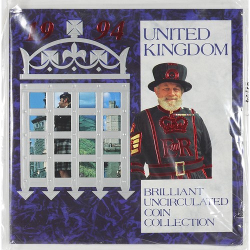 110 - United Kingdom Brilliant Uncirculated Coin Collection 1994. In sealed packaging.