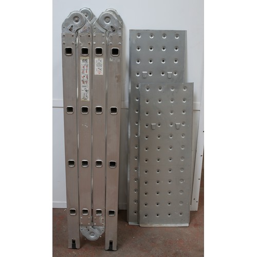 19 - Aluminium Multi-Purpose Ladder with Platform.