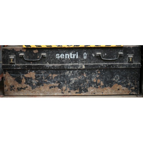 57 - Sentri Lockable Storage with Key. 127cm wide by 47cm deep and 46cm high.