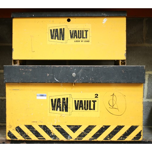 139 - Van Vault Lock N Load (no lock) with Van Vault 2 (with key) storage.  
Lock N Load: 76cm wide by 37.... 