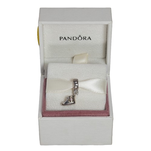 1 - Pandora Baby Boot Charm. Boxed.