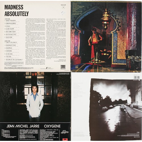 144 - Collection of 4 1970/80s LPs: 
Jean Michael Jarre - Oxygene
Madness - Absolutely
Deacon Blue - When ... 