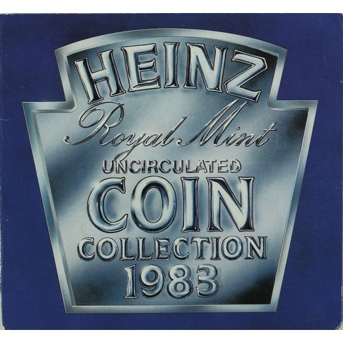 72 - Heinz Royal Mint Uncirculated Coin Collection 1983.