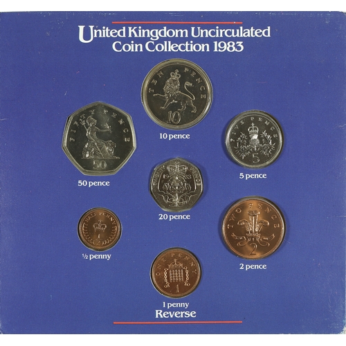 72 - Heinz Royal Mint Uncirculated Coin Collection 1983.