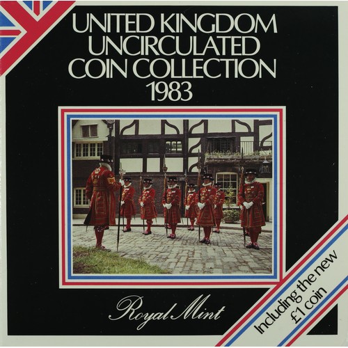 71 - 1983 United Kingdom Uncirculated Coin collection.