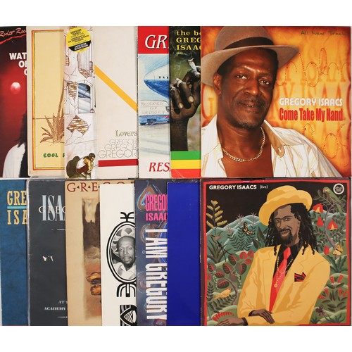 148 - Gregory Isaacs - Record Pack A pack of 14 LPs and 12