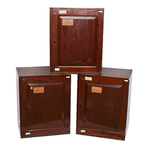 20 - Three Victorian Mahogany Cabinets from the Bonhams 2011 Natural History Cabinet sale. Approximately ... 