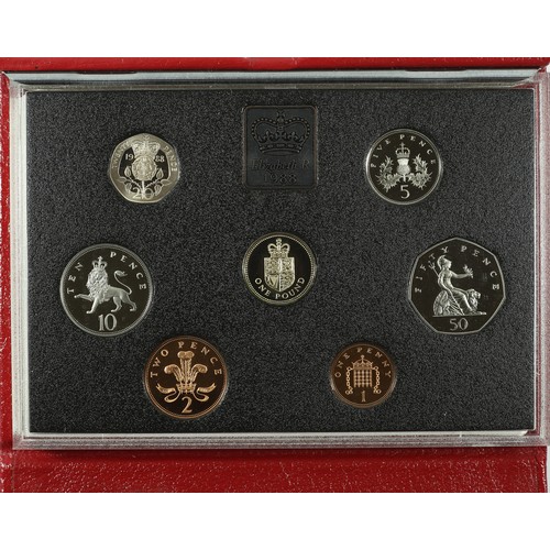 82 - 1988 United Kingdom Proof Coin Collection in Presentation Case.