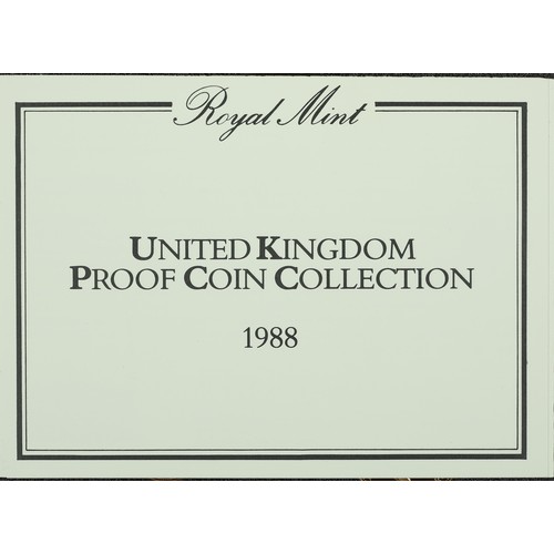 82 - 1988 United Kingdom Proof Coin Collection in Presentation Case.